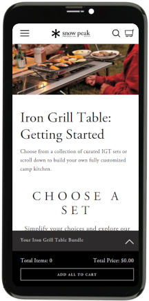 Snowpeak Theme and Shopify App